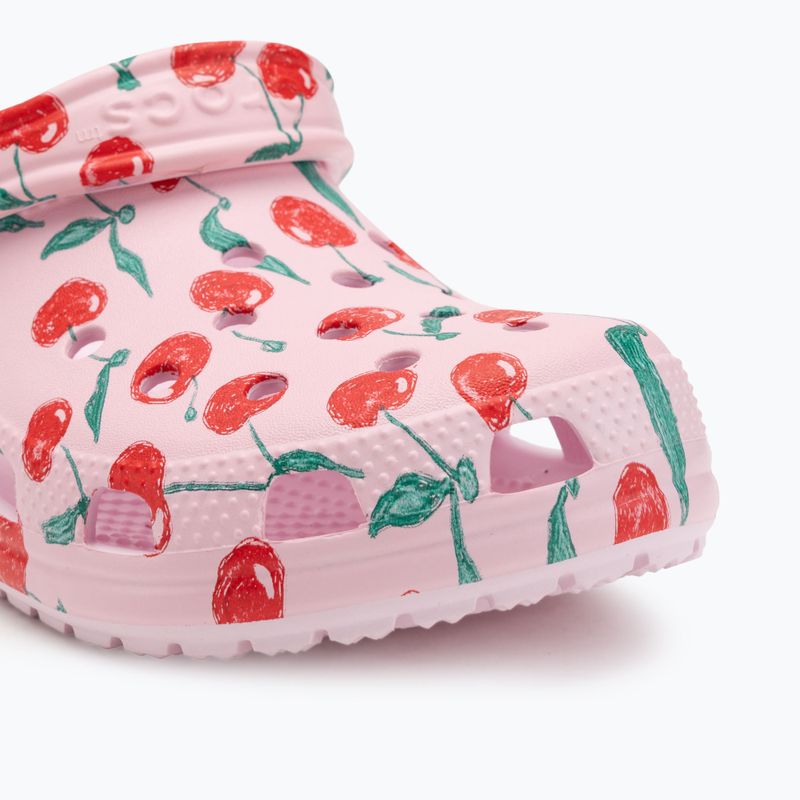 Шльопанці Crocs Classic Fresh Fruits Clog pink milk 8