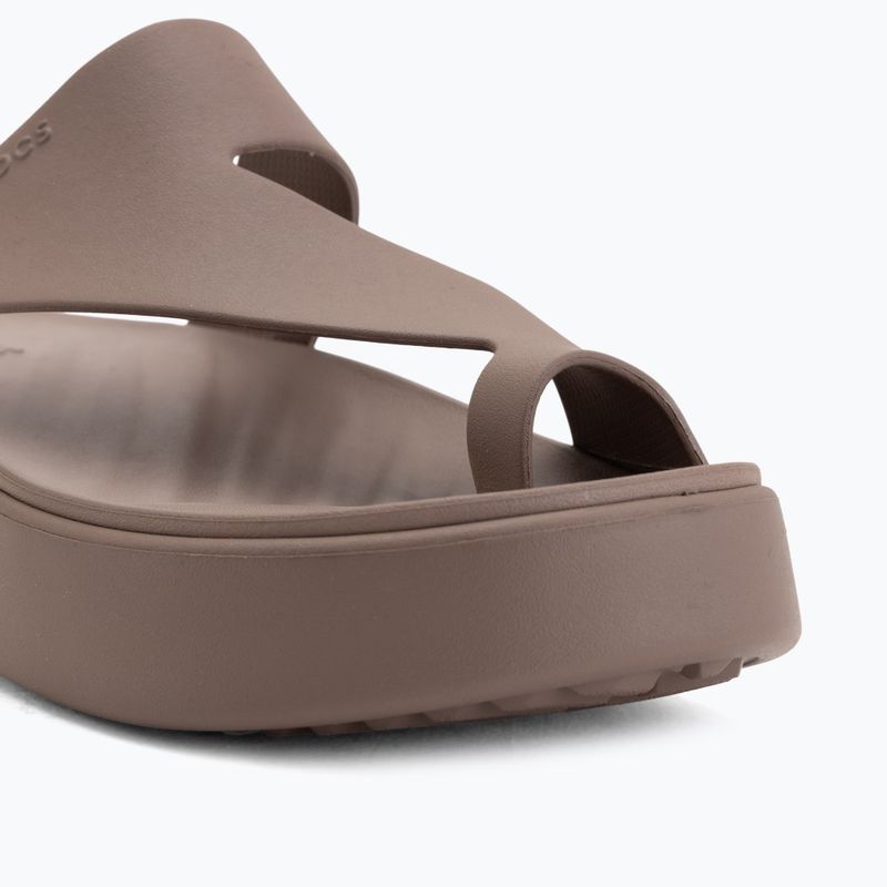В'єтнамки жіночі Crocs Getaway Platform Toe Loop truffle 7
