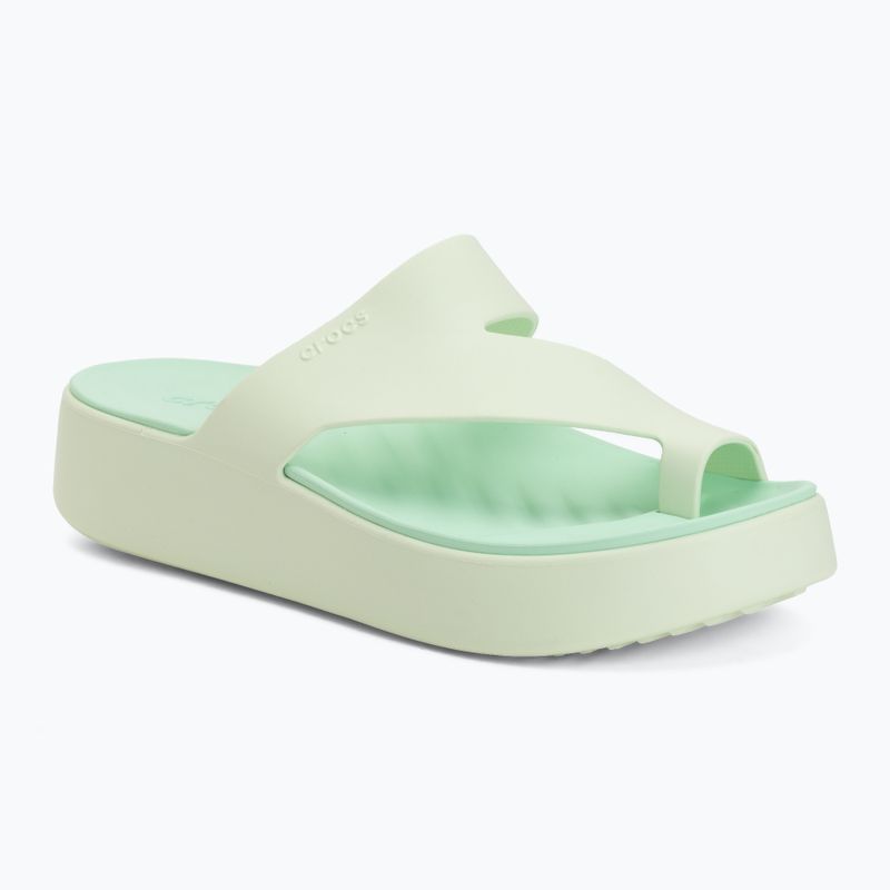В'єтнамки жіночі Crocs Getaway Platform Toe Loop jade tint