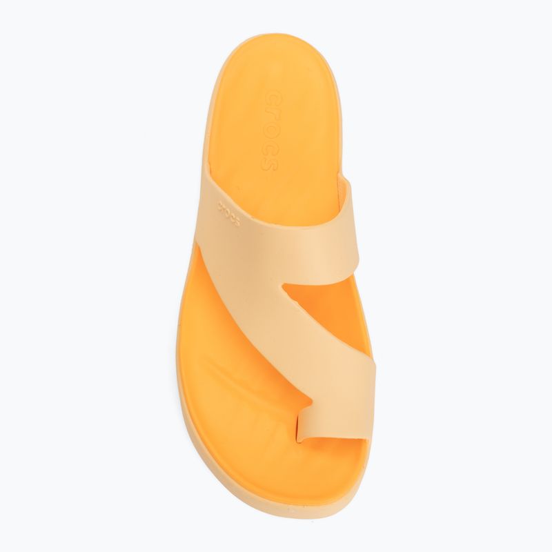 В'єтнамки жіночі Crocs Getaway Platform Toe Loop golden hour 5