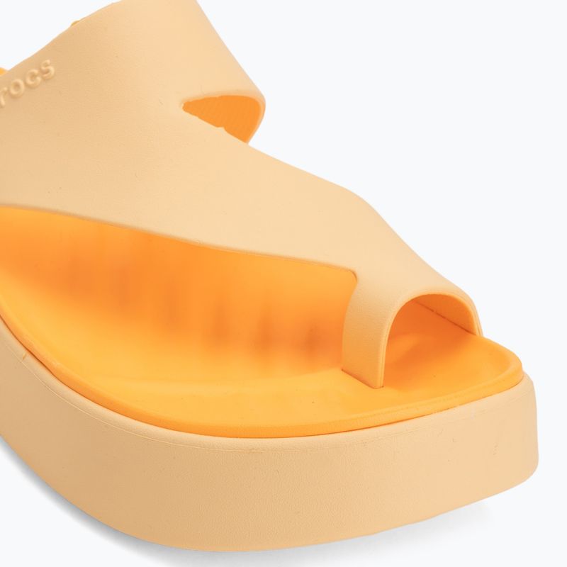 В'єтнамки жіночі Crocs Getaway Platform Toe Loop golden hour 7