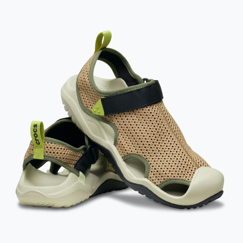 Сандалі чоловічі Crocs Swiftwater Mesh Deck sepia 6
