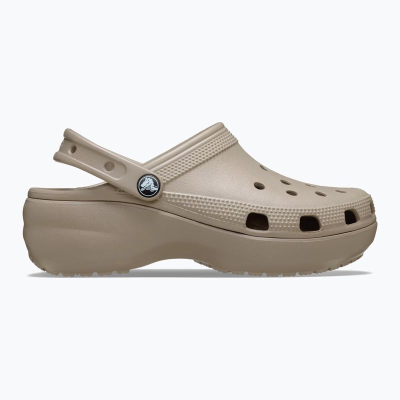 Шльопанці жіночі Crocs Classic Platform Clog taupe 10