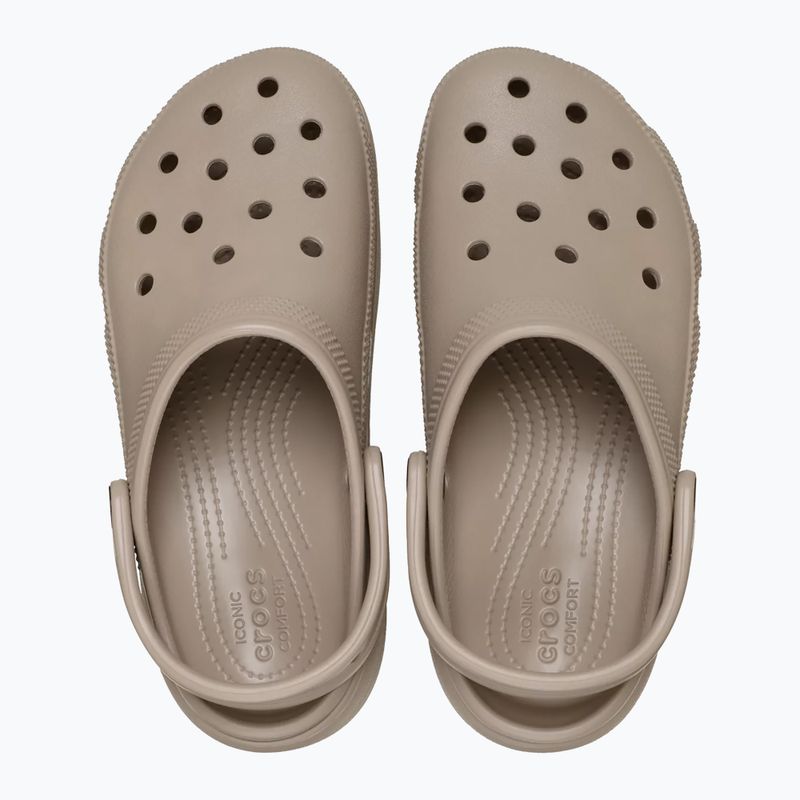 Жіночі крокси Crocs Classic Platform Clog taupe 5