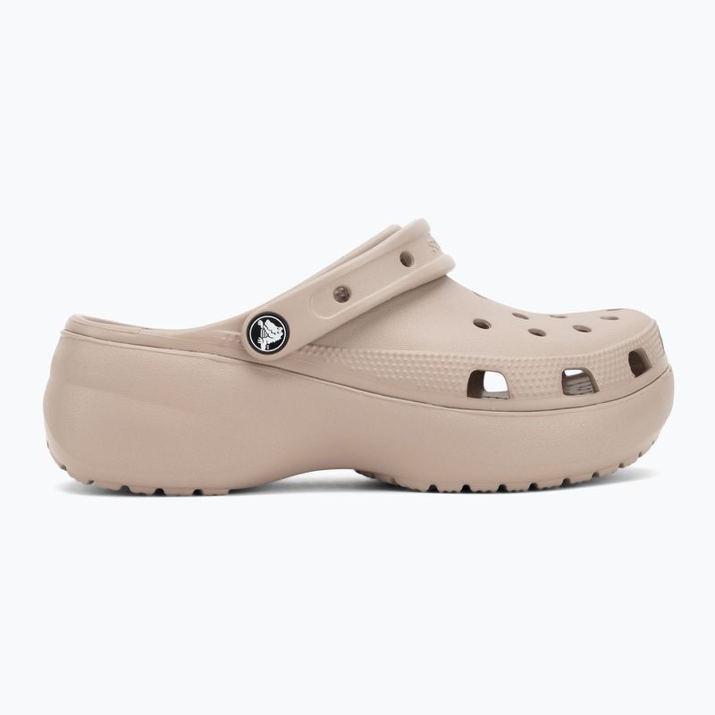 Жіночі крокси Crocs Classic Platform Clog taupe 3