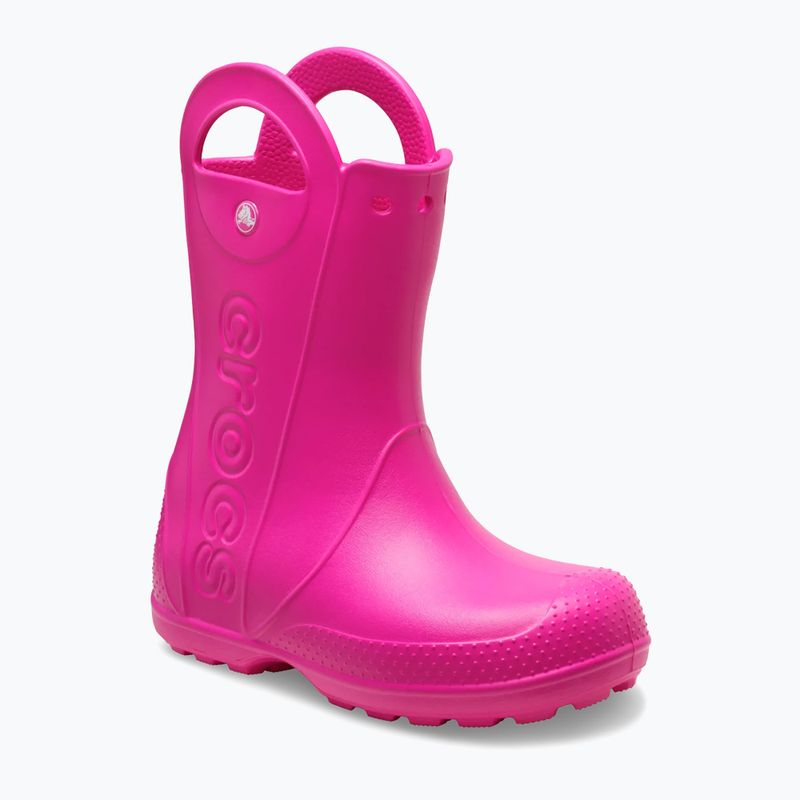 Гумові чоботи дитячі Crocs Handle It Rain Boot Kids pink crush 8