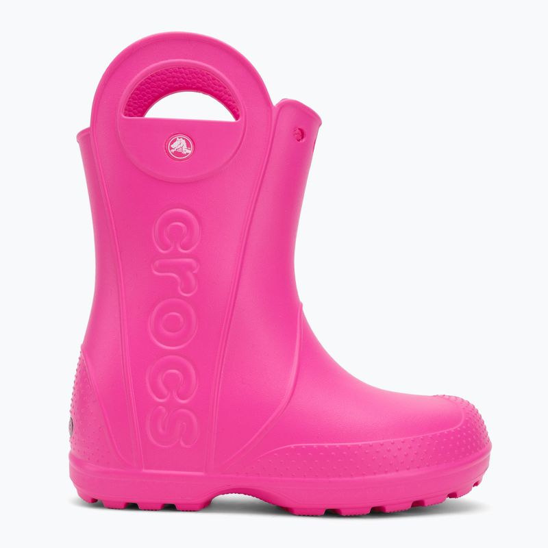 Гумові чоботи дитячі Crocs Handle It Rain Boot Kids pink crush 2