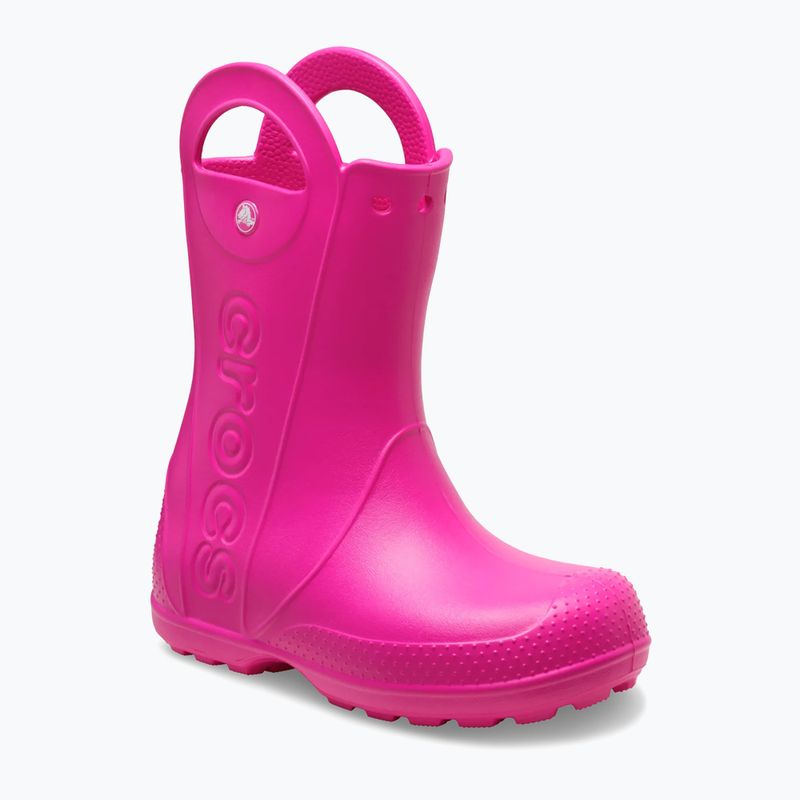 Гумові чоботи дитячі Crocs Handle It Rain Boot Kids Toddler pink crush 8