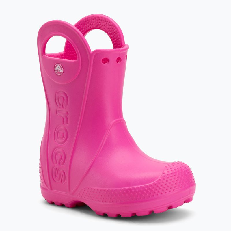 Дитячі гумові чоботи Crocs Handle It Rain Boot Kids Toddler pink crush