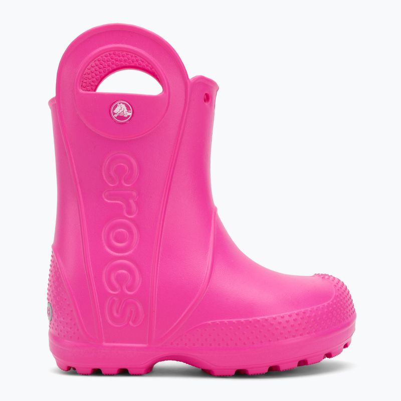 Гумові чоботи дитячі Crocs Handle It Rain Boot Kids Toddler pink crush 2