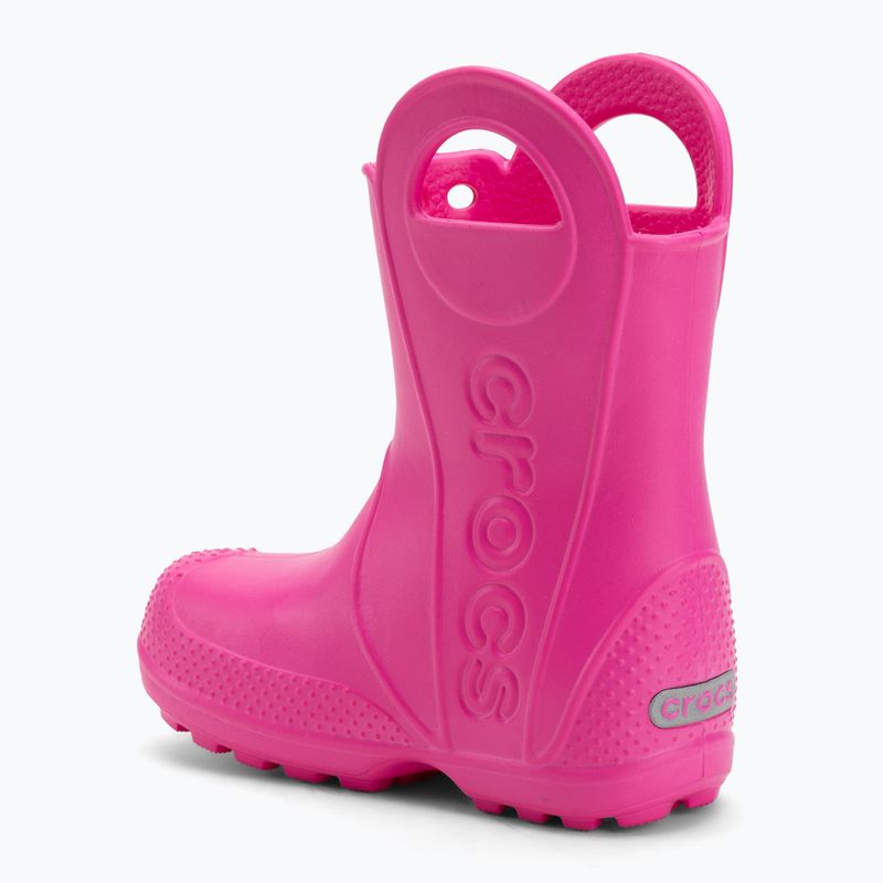 Дитячі гумові чоботи Crocs Handle It Rain Boot Kids Toddler pink crush 3