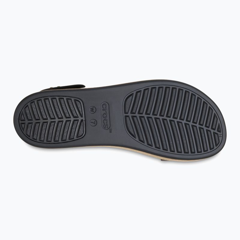 Сандалі жіночі Crocs Brooklyn Cork Low Wedge black/black 4