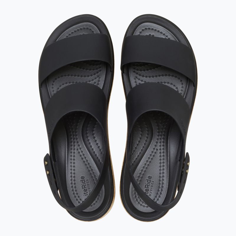 Сандалі жіночі Crocs Brooklyn Cork Low Wedge black/black 5