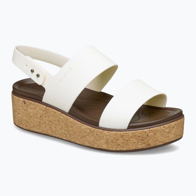 Сандалі жіночі Crocs Brooklyn Cork Low Wedge chalk
