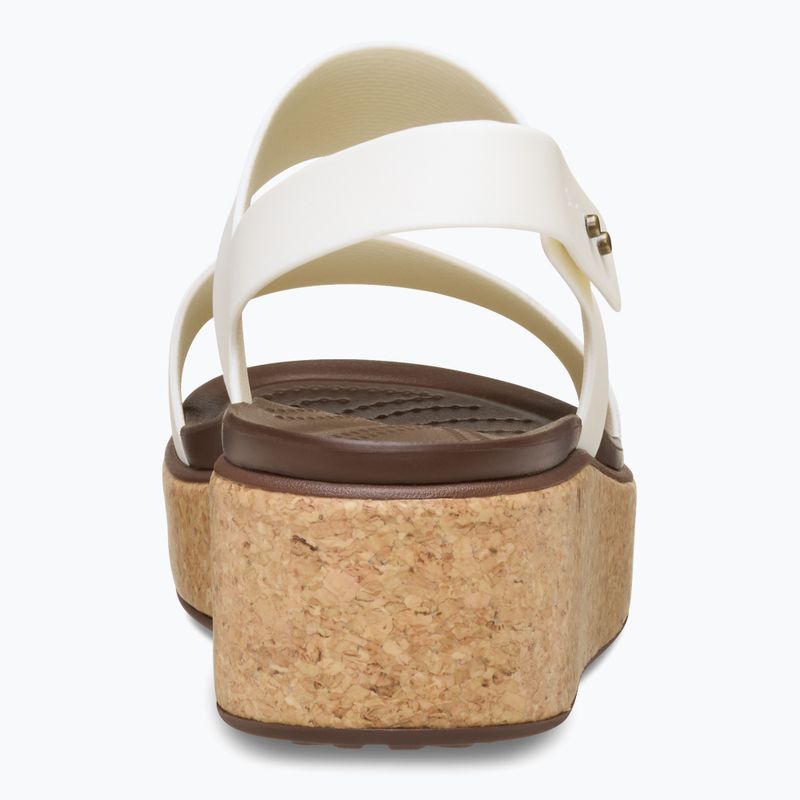 Сандалі жіночі Crocs Brooklyn Cork Low Wedge chalk 3