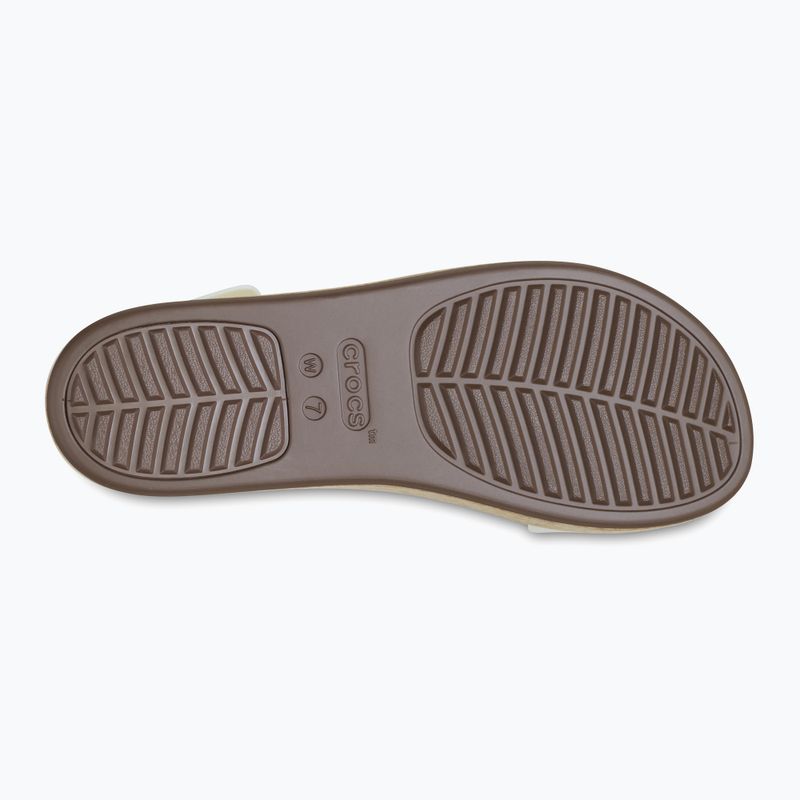 Сандалі жіночі Crocs Brooklyn Cork Low Wedge chalk 4
