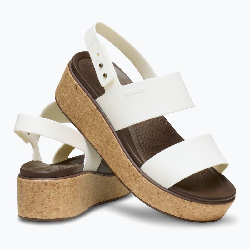 Сандалі жіночі Crocs Brooklyn Cork Low Wedge chalk 6