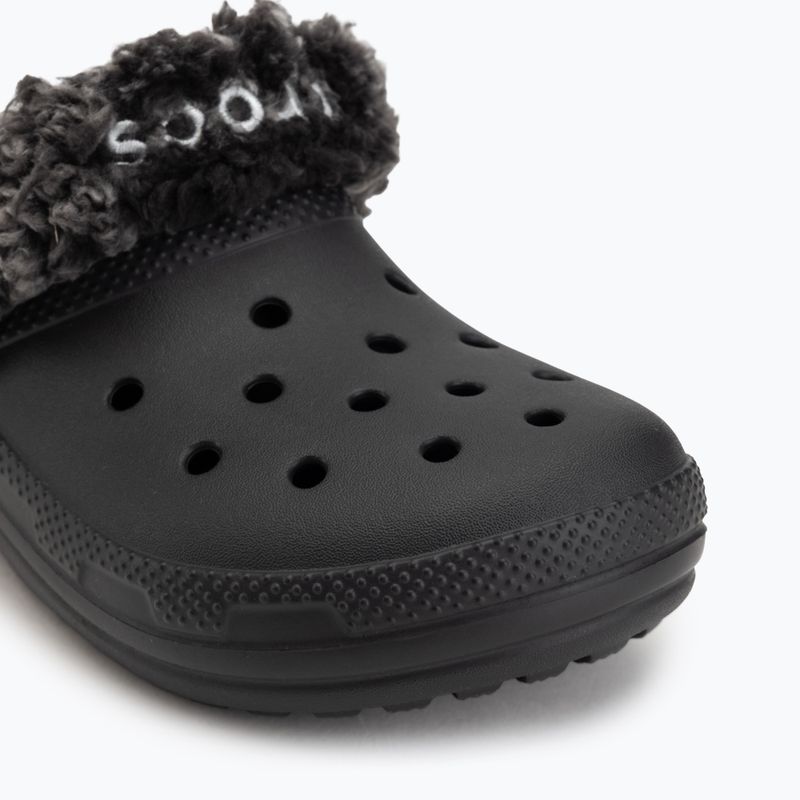 Шльопанці Crocs Classic Fleece Lined black 8