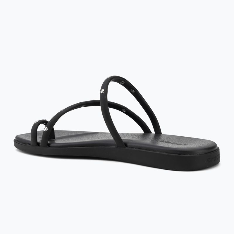 Шльопанці жіночі Crocs Miami Studded Toe Loop black 3