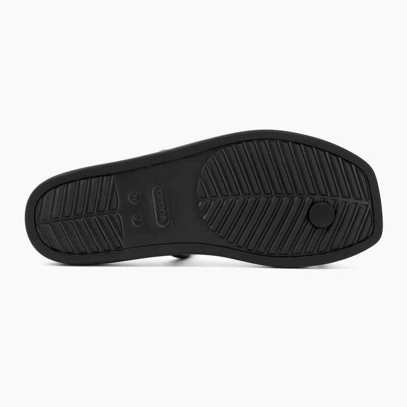 Шльопанці жіночі Crocs Miami Studded Toe Loop black 4