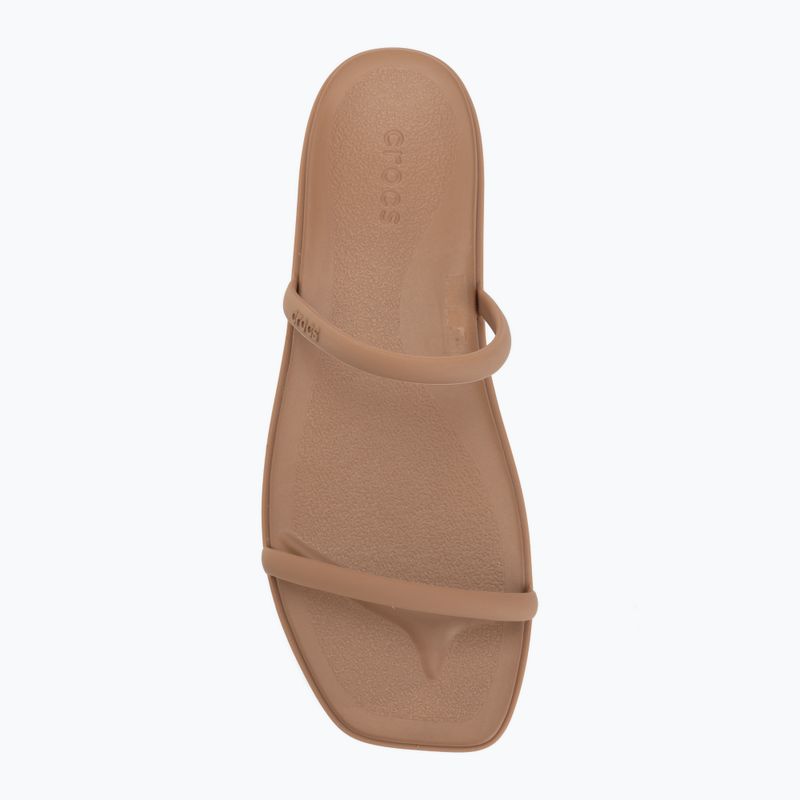 Сандалі жіночі Crocs Miami Two Strap Sandal milk chocolate 5