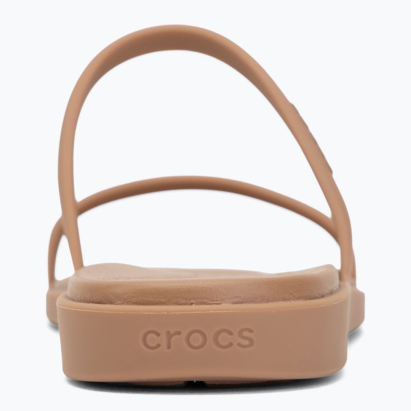 Сандалі жіночі Crocs Miami Two Strap Sandal milk chocolate 6