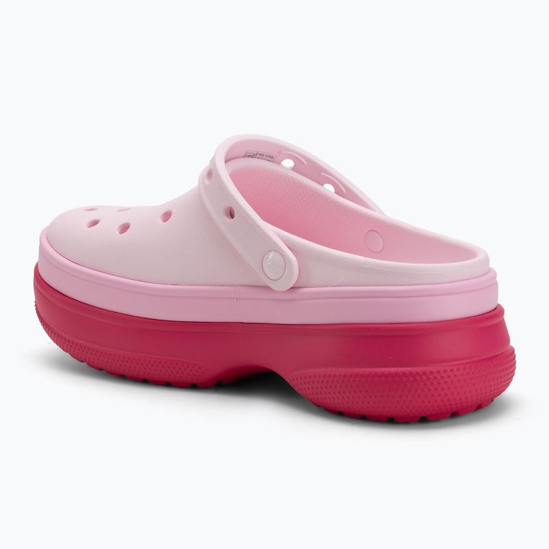 Шльопанці Crocs Classic Stacked Clog dragon fruit 4