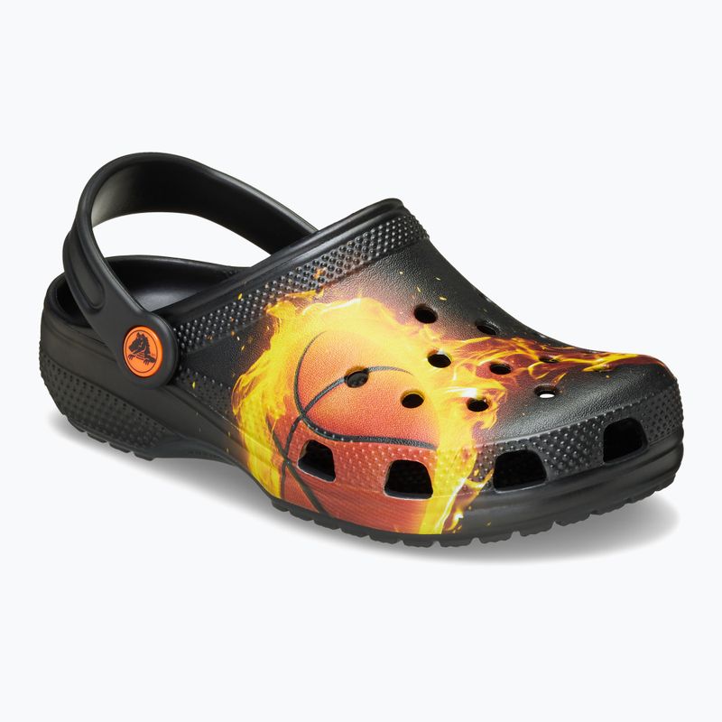 Шльопанці дитячі Crocs Flaming Bball Clog Kids black 9