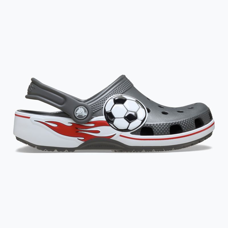 Шльопанці дитячі Crocs Classic Soccer Band Clog Kids slate grey 10