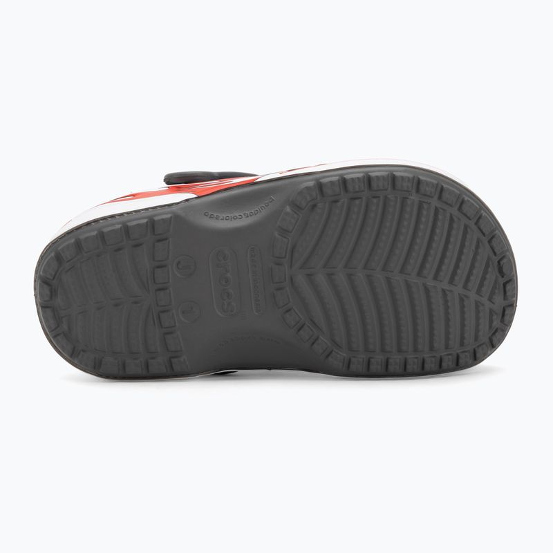 Шльопанці дитячі Crocs Classic Soccer Band Clog Kids slate grey 5