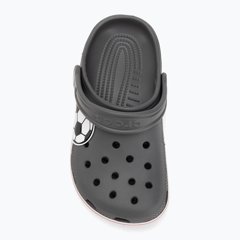 Шльопанці дитячі Crocs Classic Soccer Band Clog Kids slate grey 6