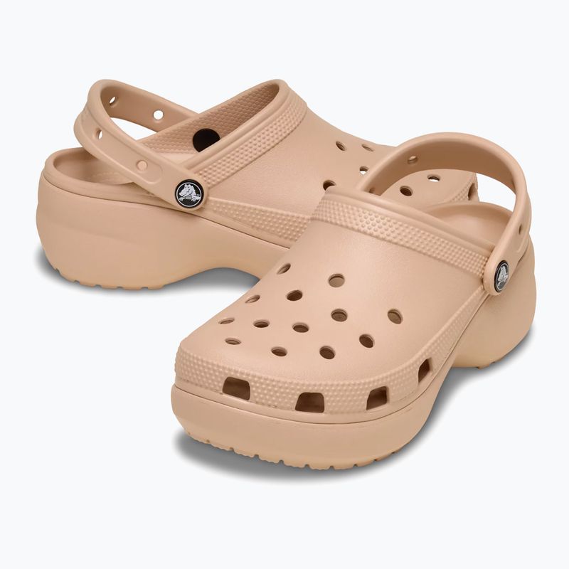 Жіночі клоги Crocs Classic Platform Clog pink caramel 3