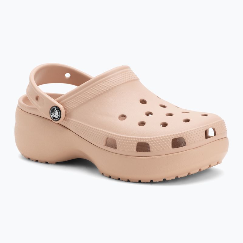 Жіночі клоги Crocs Classic Platform Clog pink caramel 2