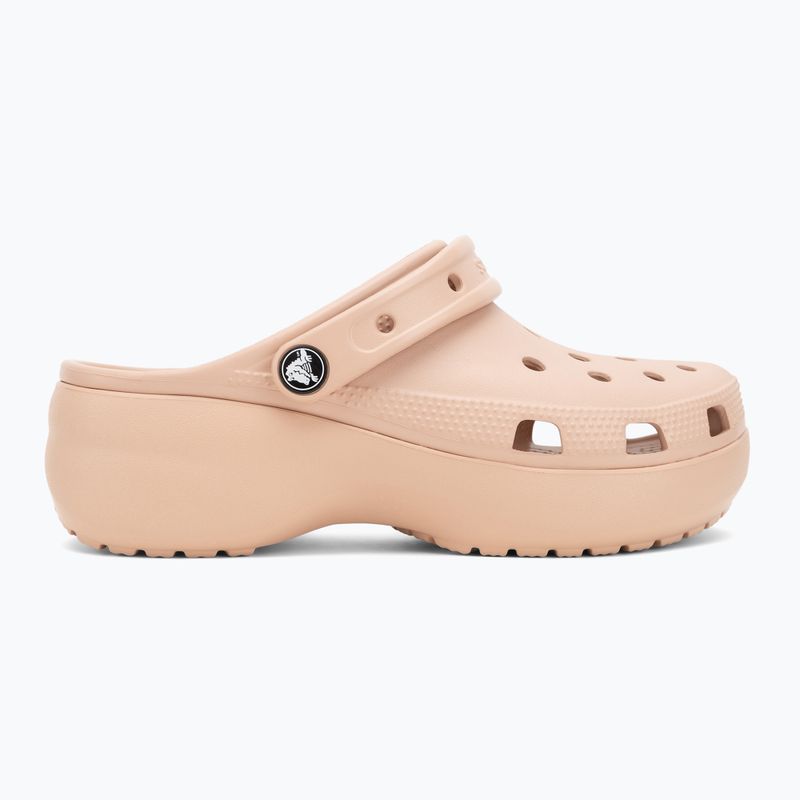 Шльопанці жіночі Crocs Classic Platform Clog pink caramel 3