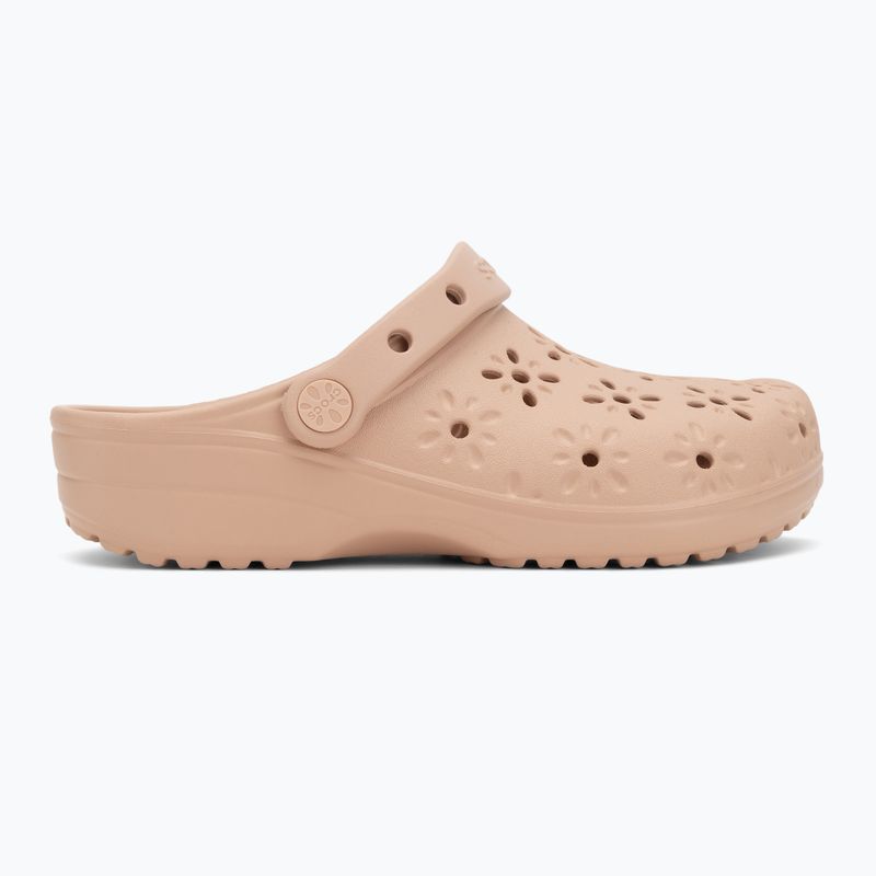 Шльопанці Crocs Classic Floral Cutout Clog pink caramel 3