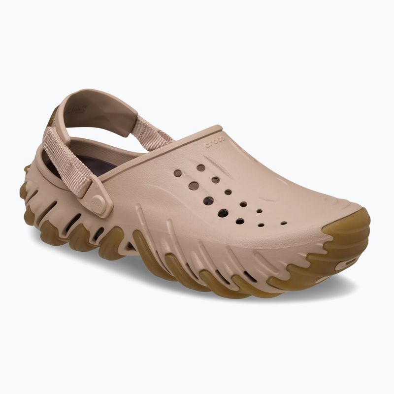 Шльопанці Crocs Echo Gum Ro Clog pink caramel 9