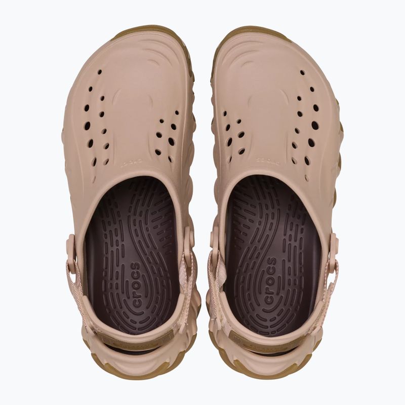 Шльопанці Crocs Echo Gum Ro Clog pink caramel 13