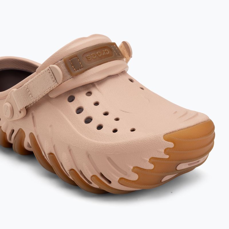 Шльопанці Crocs Echo Gum Ro Clog pink caramel 8