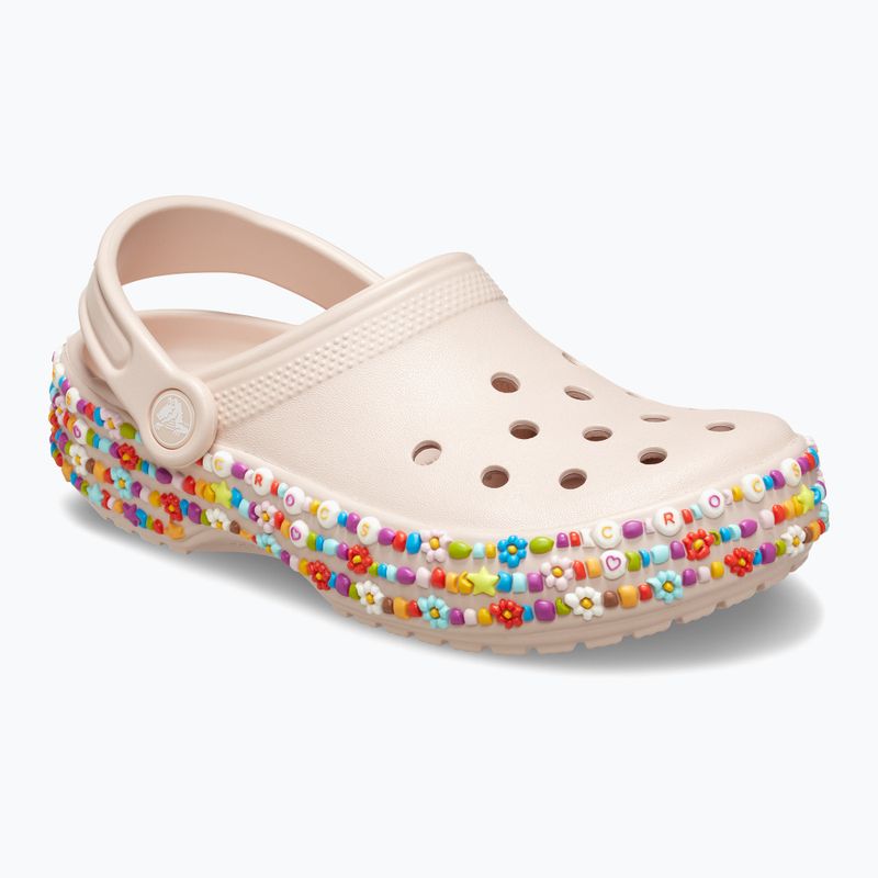 Шльопанці дитячі Crocs Classic Beaded Band Clog Kids quartz 9
