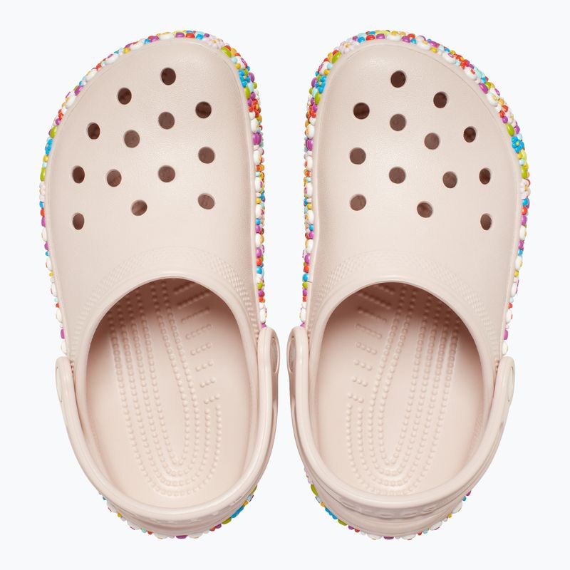 Шльопанці дитячі Crocs Classic Beaded Band Clog Kids quartz 12