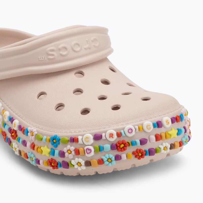 Шльопанці дитячі Crocs Classic Beaded Band Clog Kids quartz 8