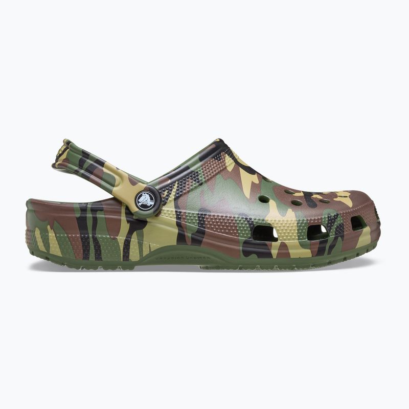 Шльопанці Crocs Classic Camouflage army green/multi 2