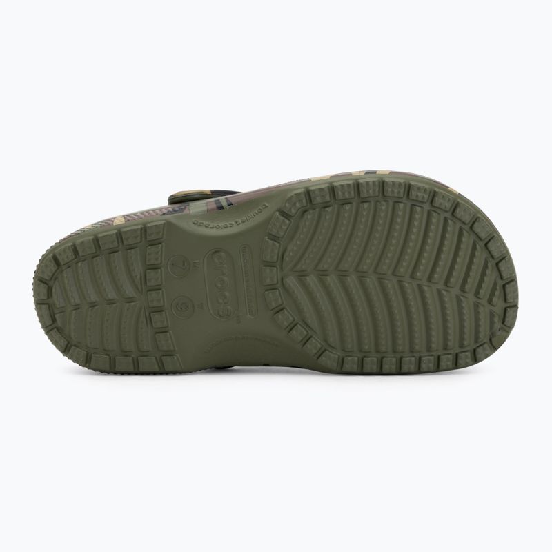Шльопанці Crocs Classic Camouflage army green/multi 5