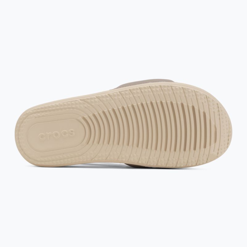Шльопанці жіночі Crocs All Day bone/taupe 4