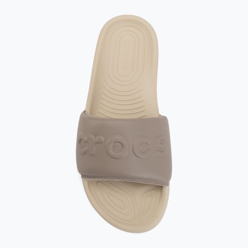 Шльопанці жіночі Crocs All Day bone/taupe 5
