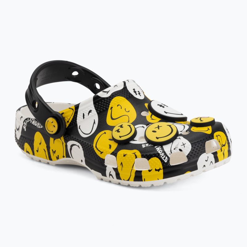 Шльопанці дитячі Crocs Classic Smiley Kids multicolor 2
