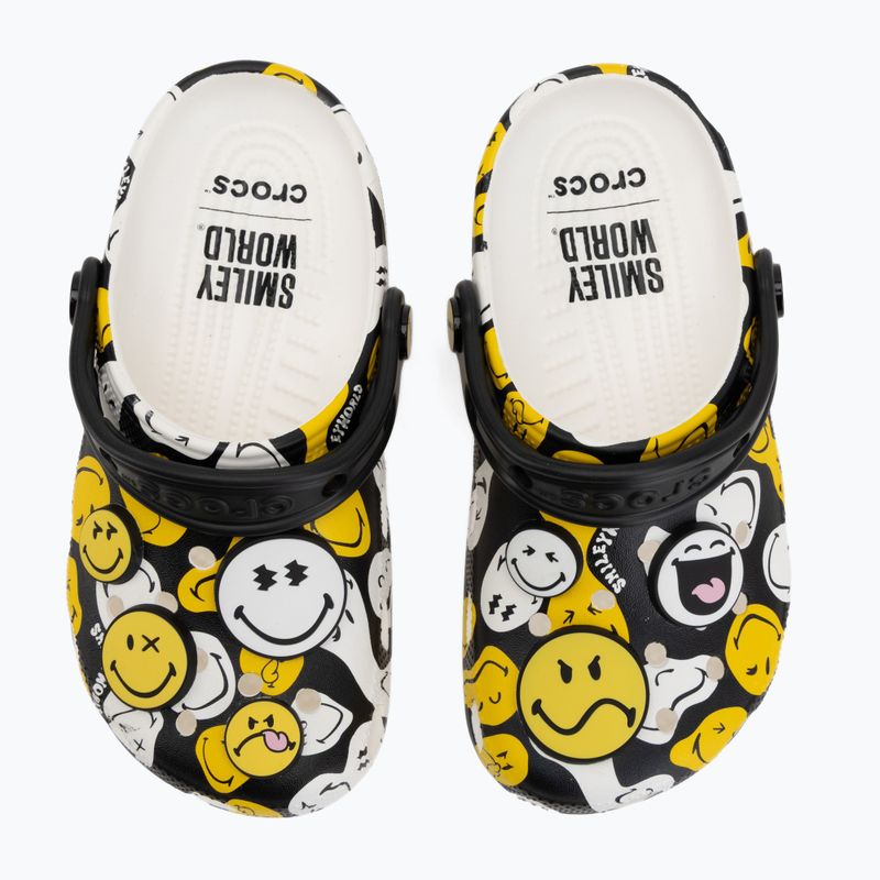 Шльопанці дитячі Crocs Classic Smiley Kids multicolor 6