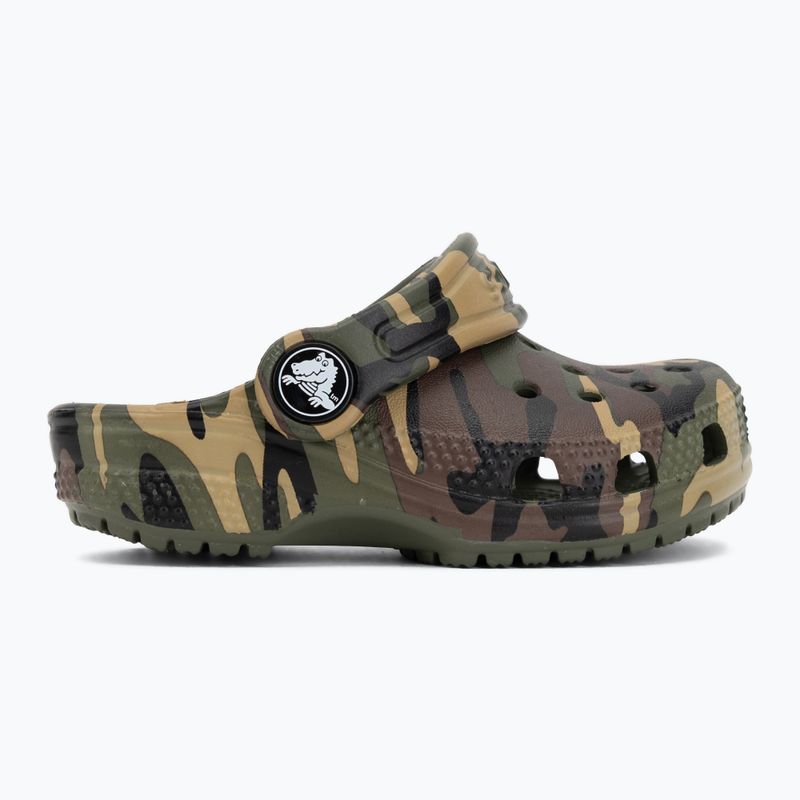 Шльопанці дитячі Crocs Classic Camouflage Toddler army green/multi 3