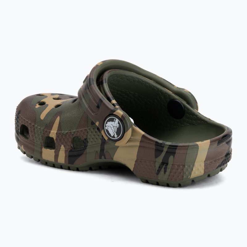 Шльопанці дитячі Crocs Classic Camouflage Toddler army green/multi 4