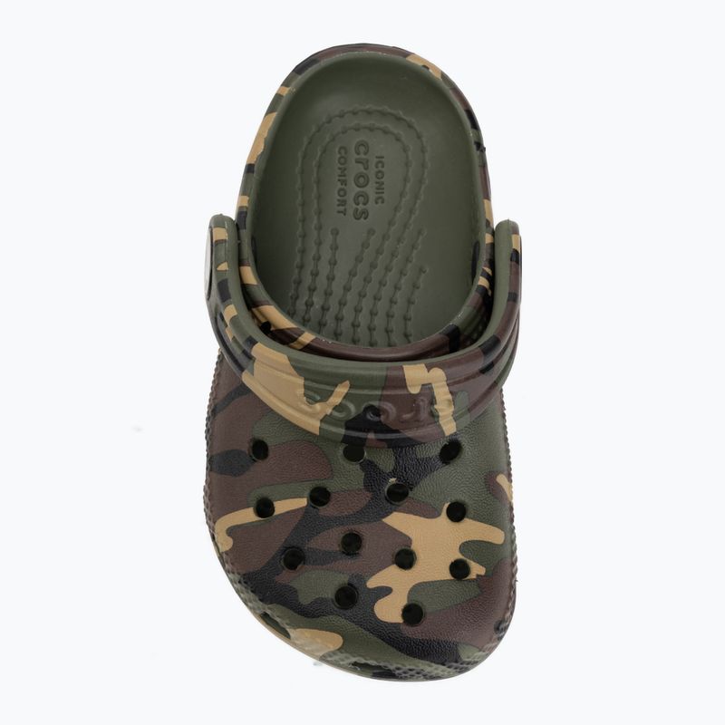 Шльопанці дитячі Crocs Classic Camouflage Toddler army green/multi 6